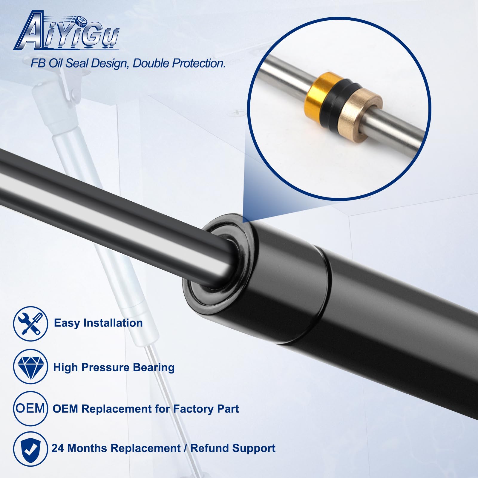 AiYiGu labeled part number close shot for easy OEM replacement benefit