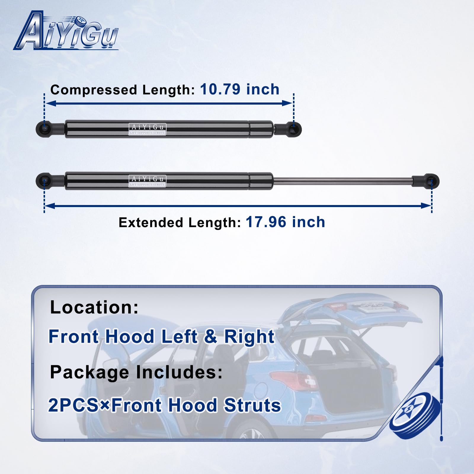 AiYiGu close-up of rod end and seal highlighting durability and smooth operation