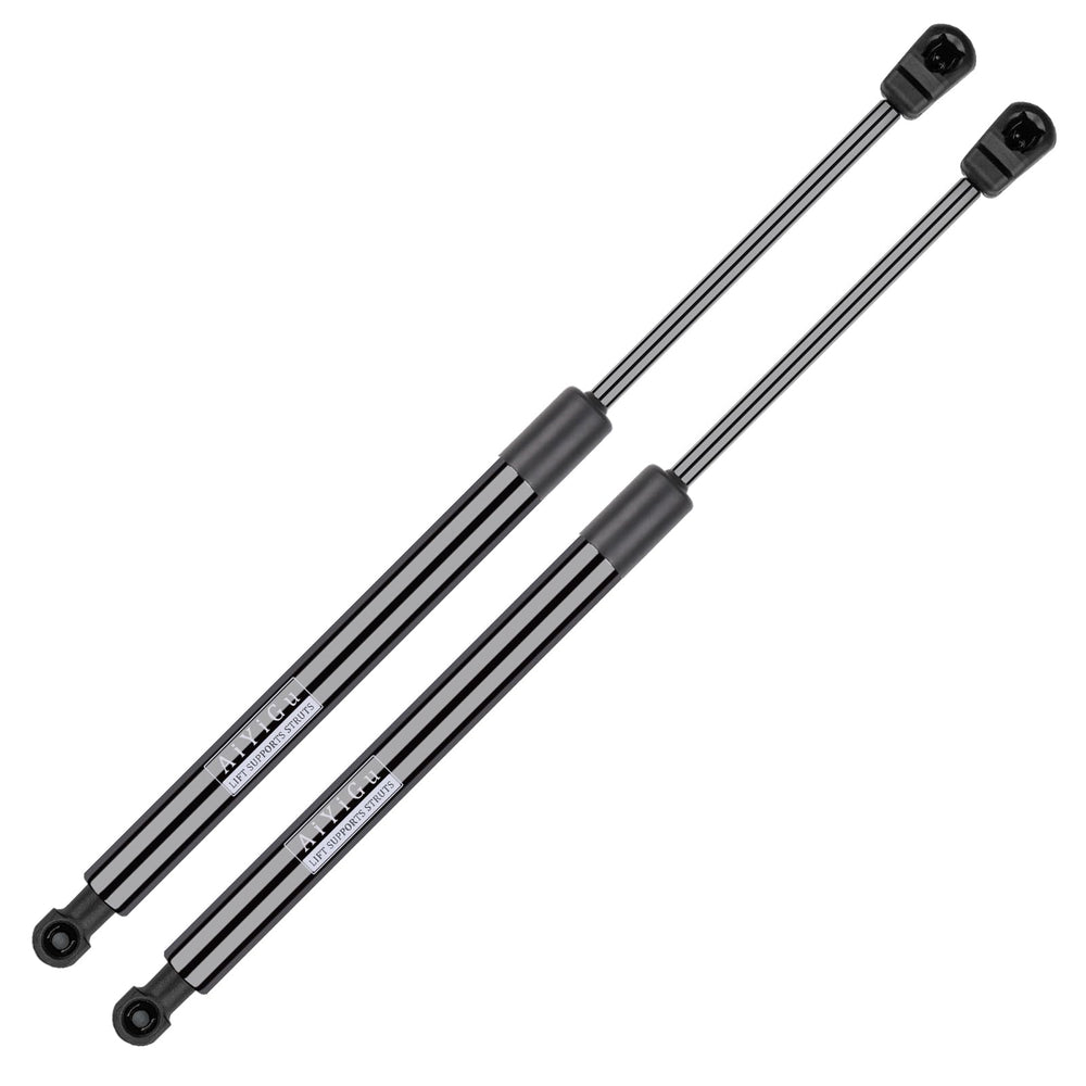 AiYiGu front view of rear window struts showing fit and finish benefits