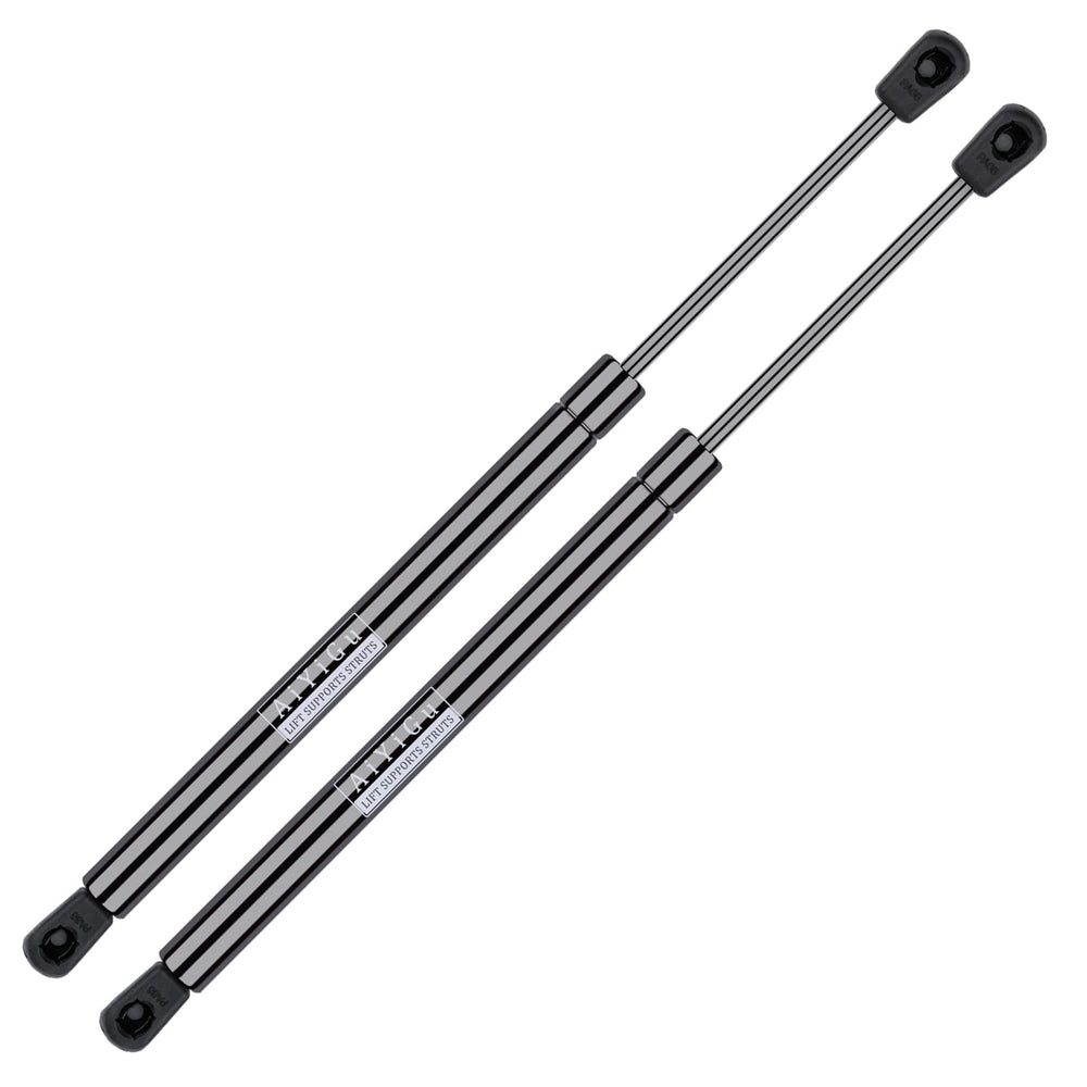 AiYiGu front view of rear window struts showing fit and finish benefit