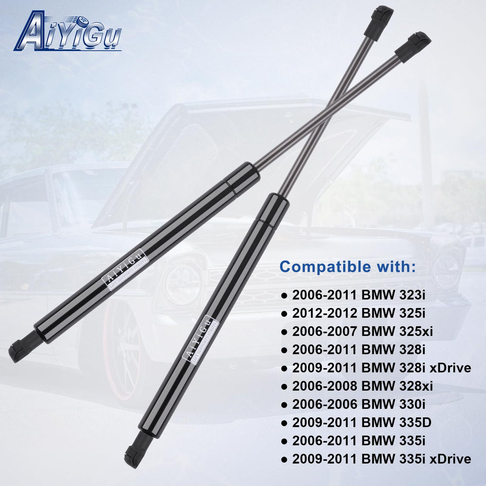 AiYiGu compressed strut measurement showing proper fit dimensions benefit
