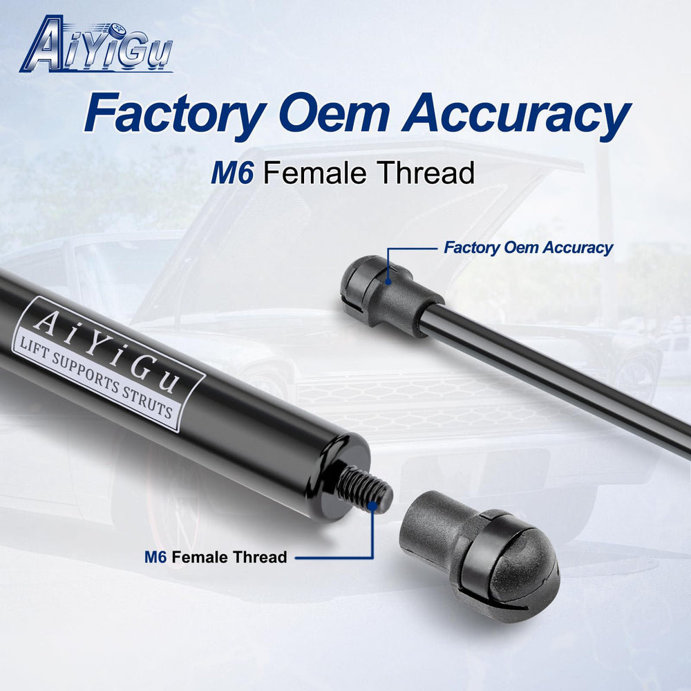 AiYiGu extended strut measurement displaying full travel for correct lift