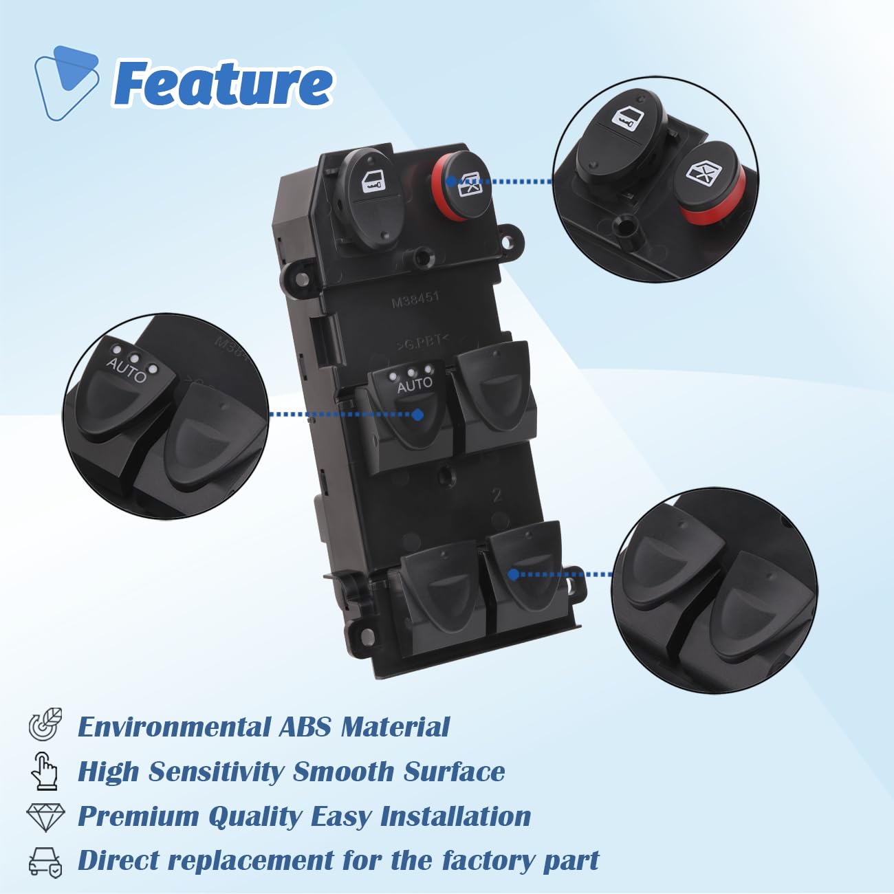 AiYiGu switch removal tool included to protect trim during installation