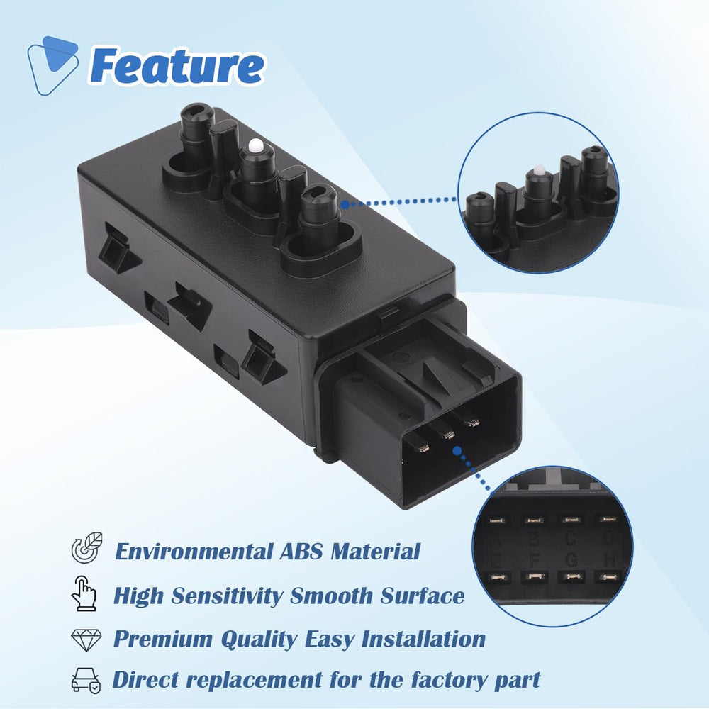 AiYiGu switch next to ruler showing compact size for accurate part identification
