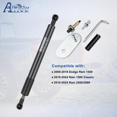 AiYiGu close-up of the tailgate shock showing durable damper for smoother lowering