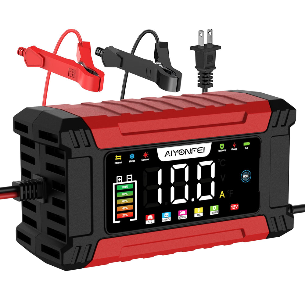 AIYONFEI front panel display showing charging status and LEDs for clear monitoring benefit