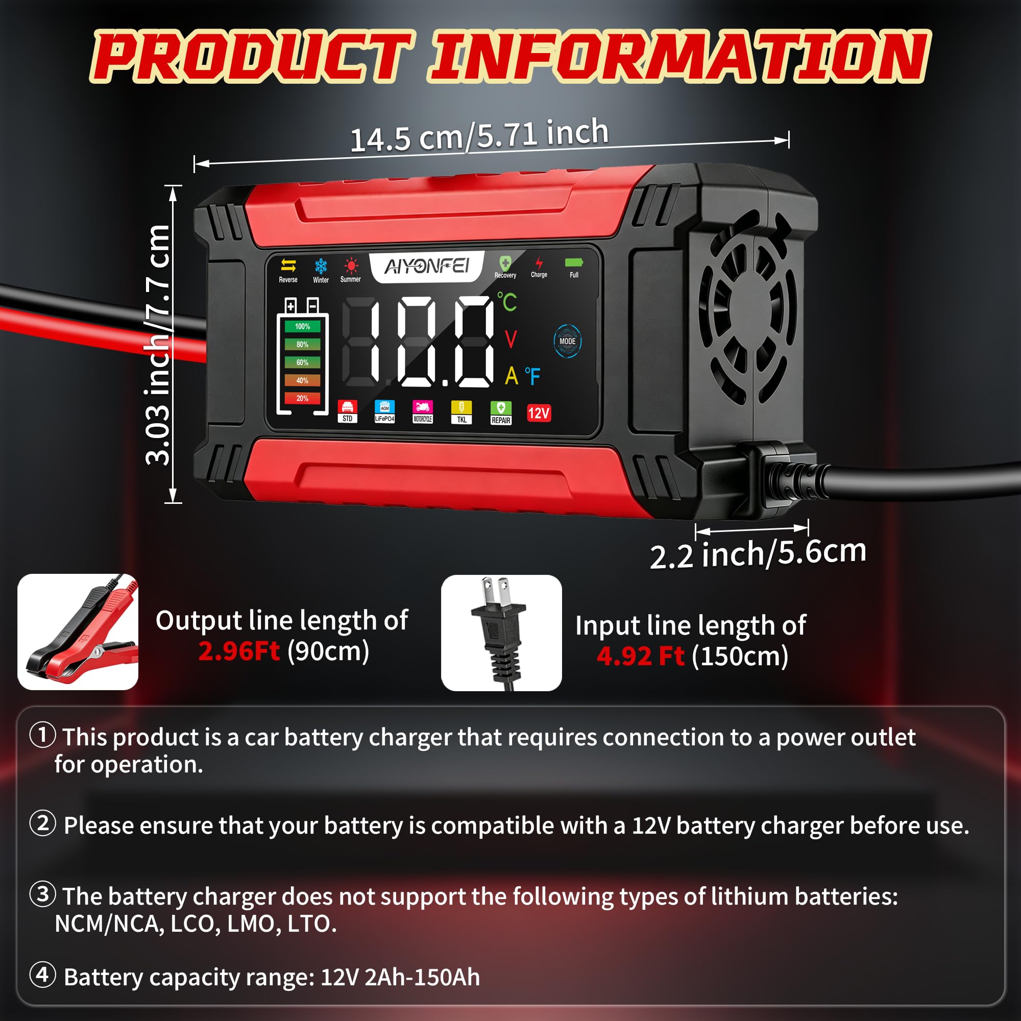 AIYONFEI boxed with manual and accessories showing everything included for easy setup benefit