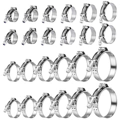 AKIHISA front pack of 24 T-bolt clamps showing assortment and convenience