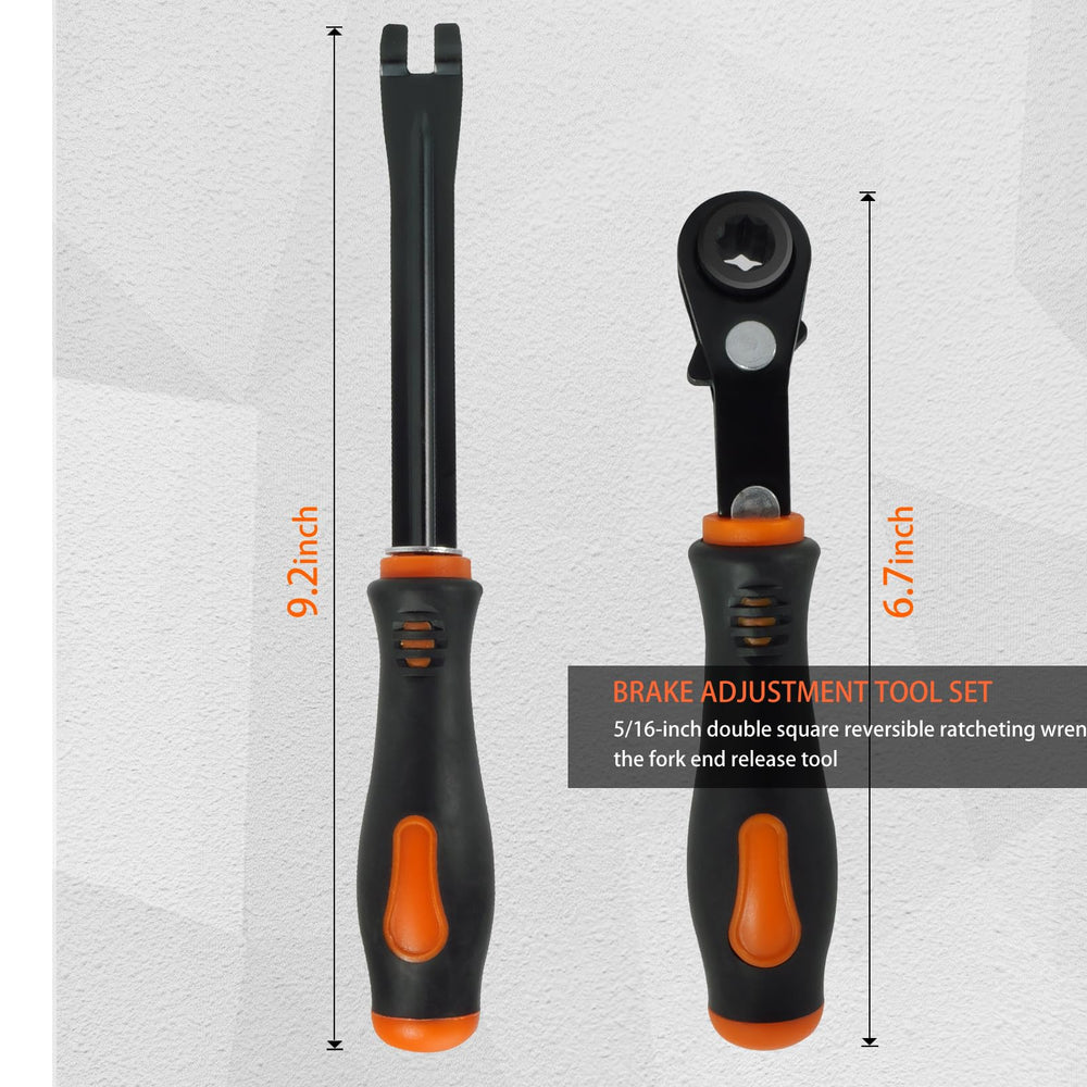 AKSOVA tools next to a ruler showing scale for portability and easy storage in service toolboxes