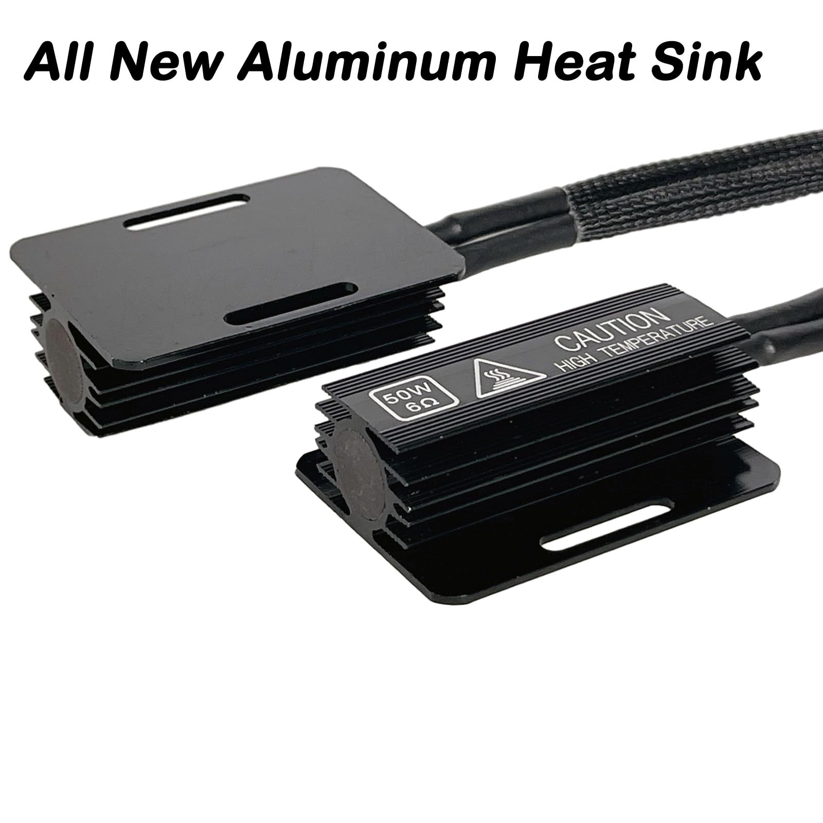 Alady resistor mounted under hood on metal bracket demonstrating safe heat placement