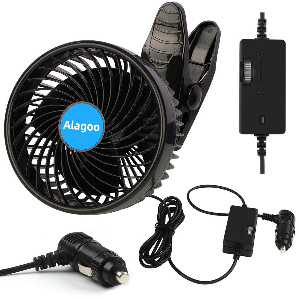 Alagoo product box with clip swivel and manual illustrating complete kit