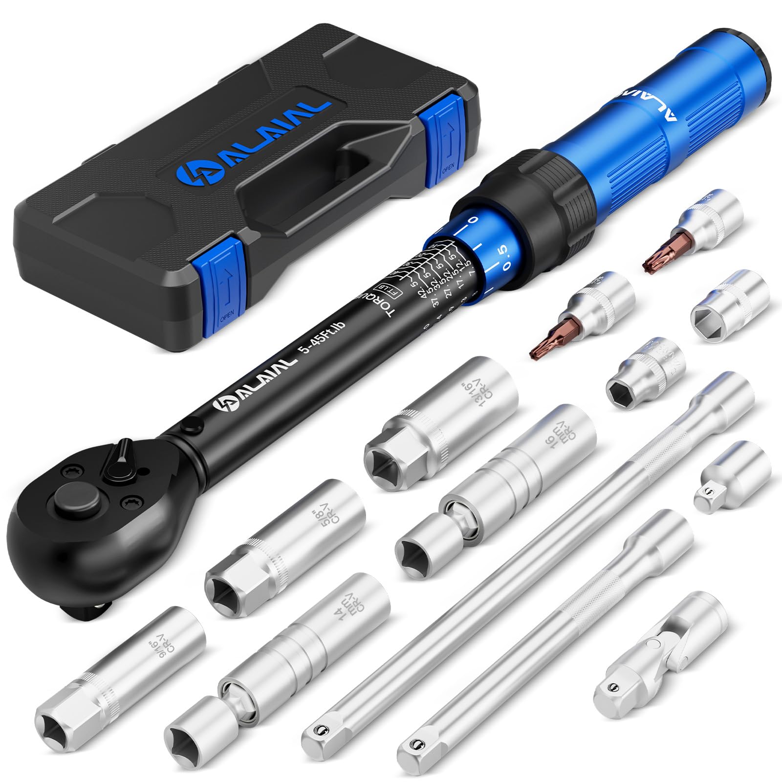 ALAIAL front packaging and full kit layout showing organized toolkit and quick selection benefit