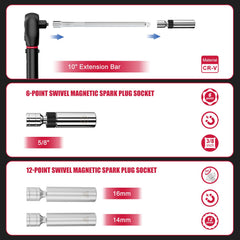 ALAIAL torque wrench handle closeup with anti-slip grip for comfortable precise torque control