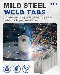 Alffun tab welded onto bumper providing sturdy mounting point