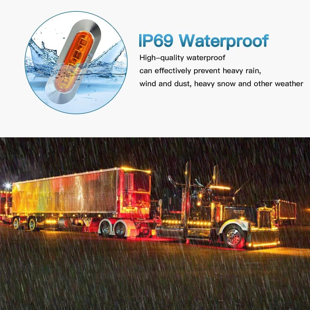 ALFU side marker installed on trailer providing improved visibility at night