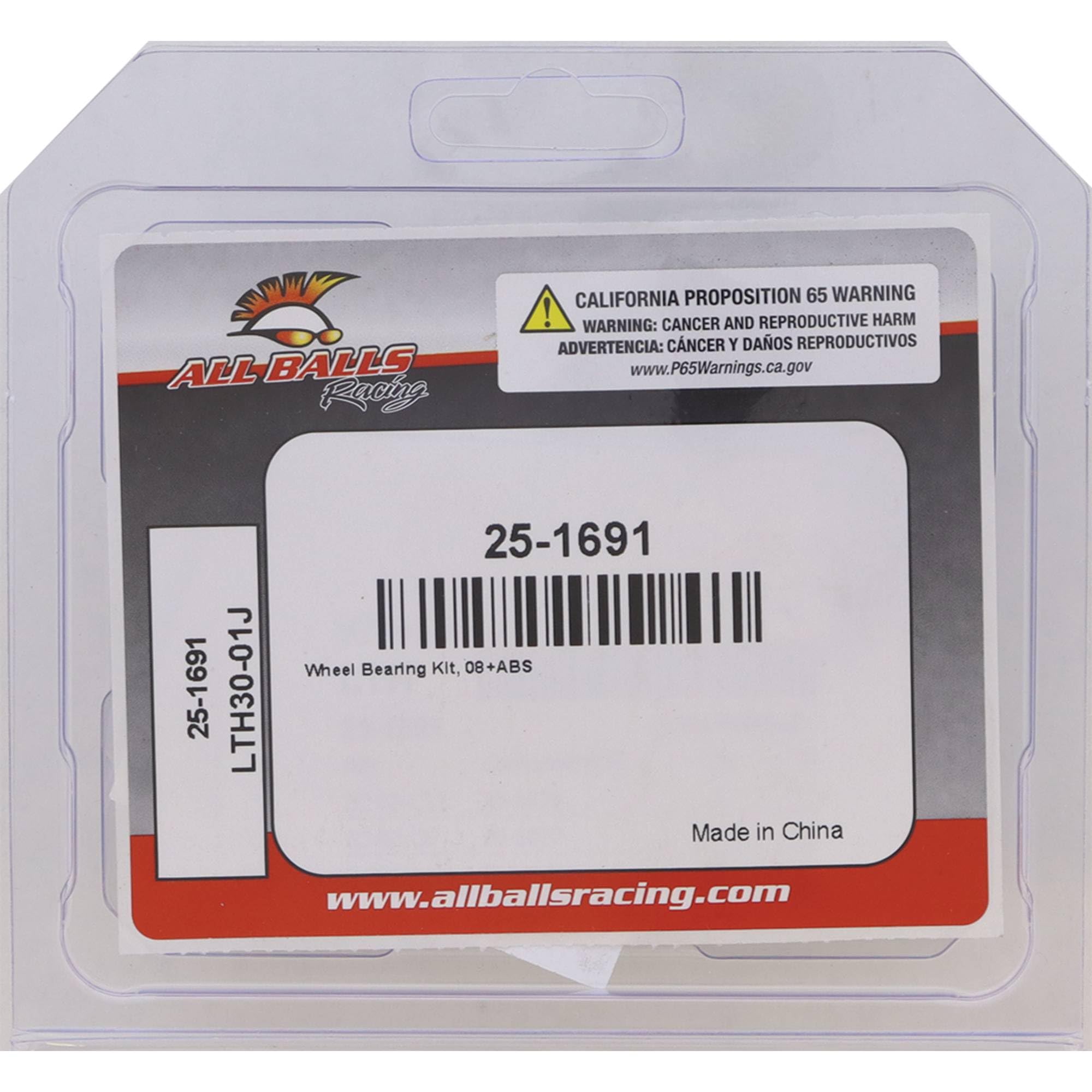 All Balls seal close-up highlighting durable rubber lip to keep contaminants out
