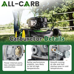 ALL-CARB included gaskets and fuel filter kit for straightforward replacement