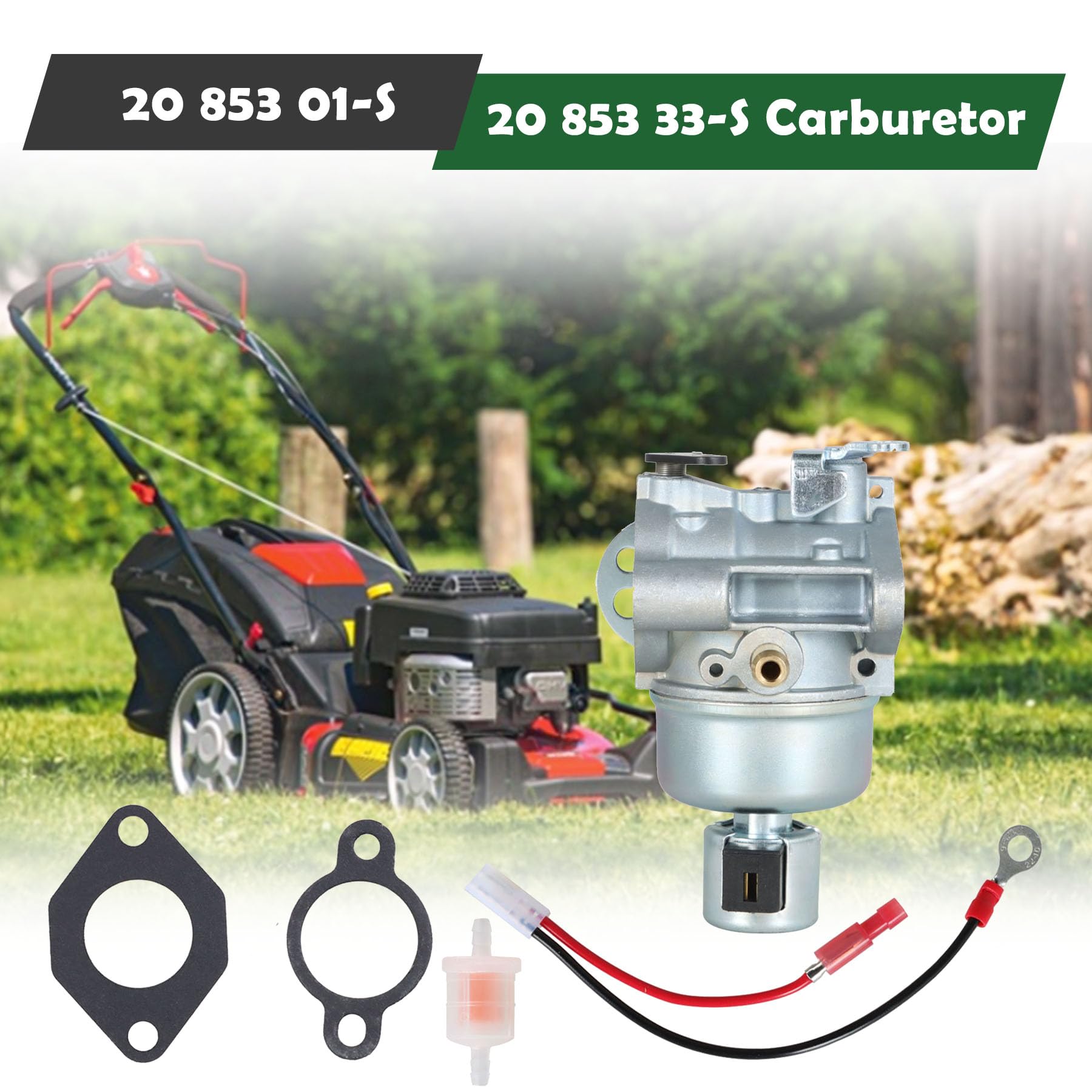 ALL-CARB side profile highlighting fuel inlet orientation and leak-resistant sealing
