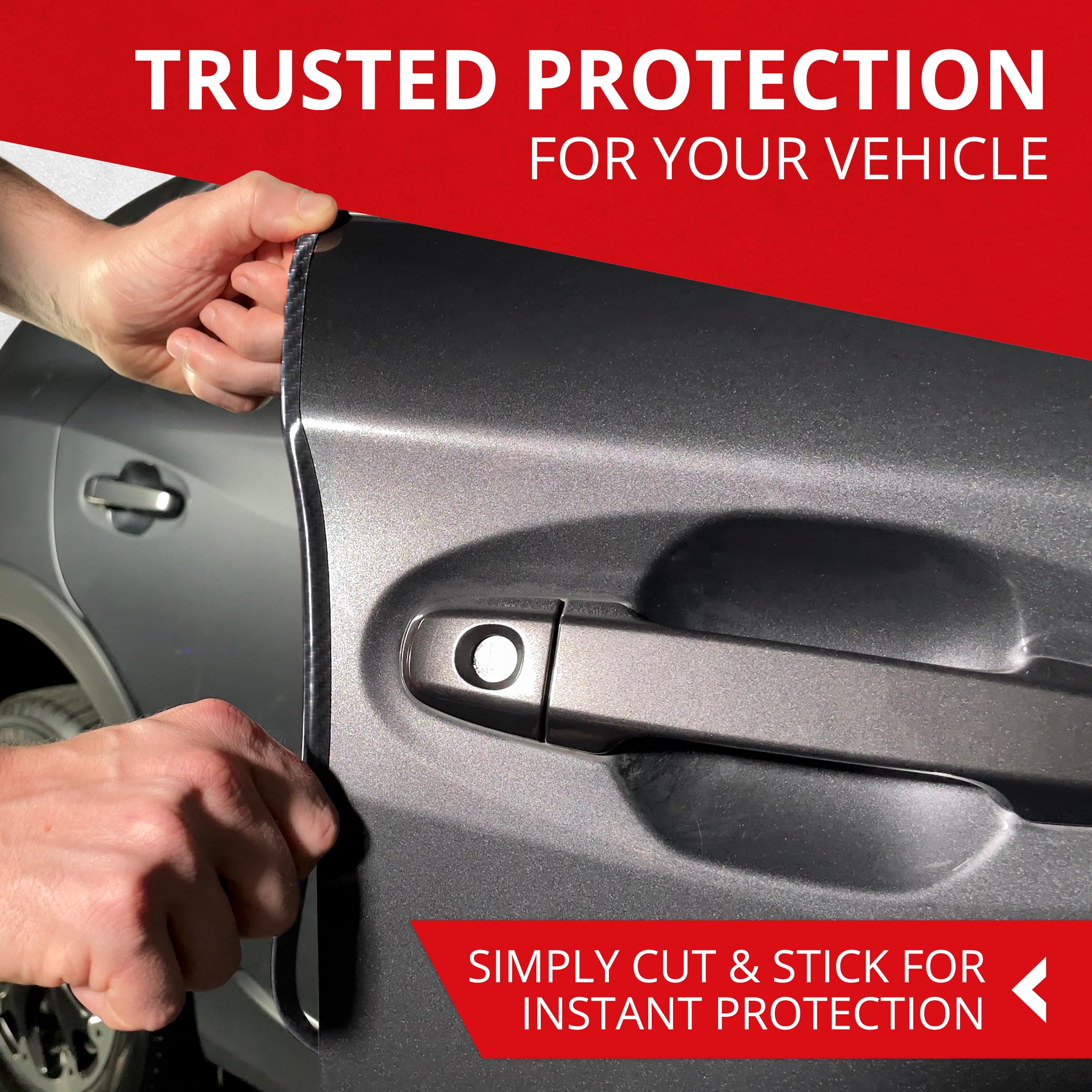 All-Fit Automotive roll length with cut end showing ready-to-trim convenience