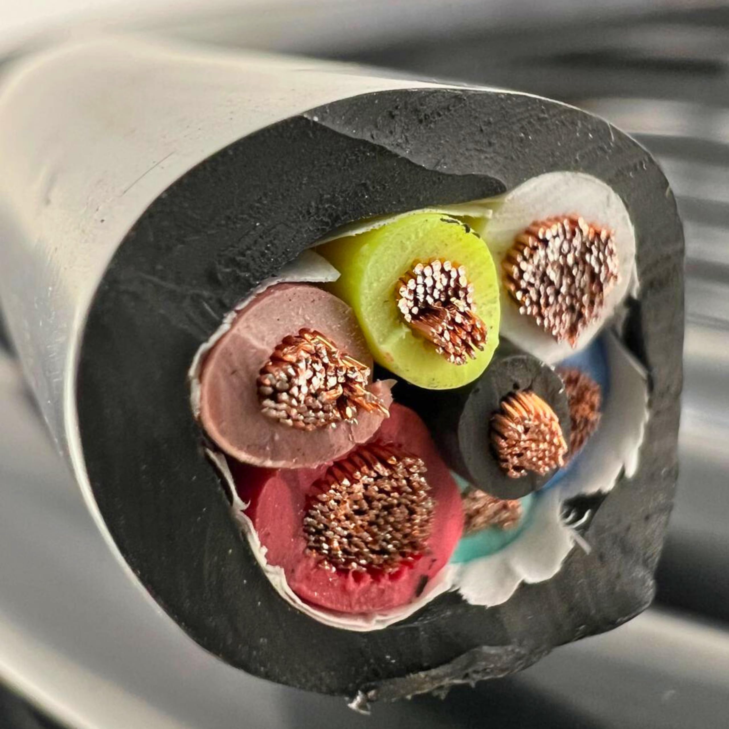 All Star Truck Parts cable threaded into a 7-way connector showing compatibility and straightforward fitting