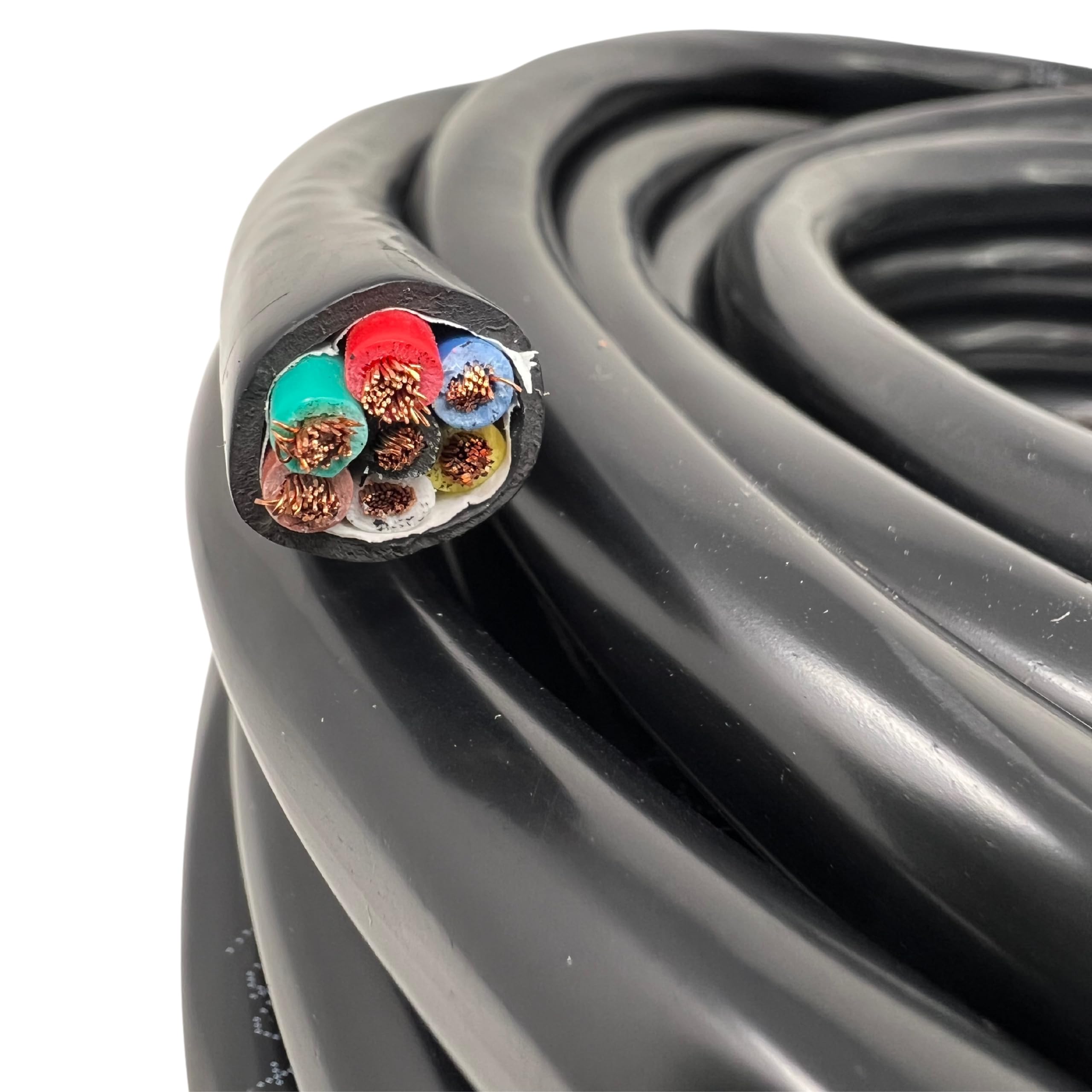 All Star Truck Parts end cut revealing stranded copper conductors for reliable conductivity