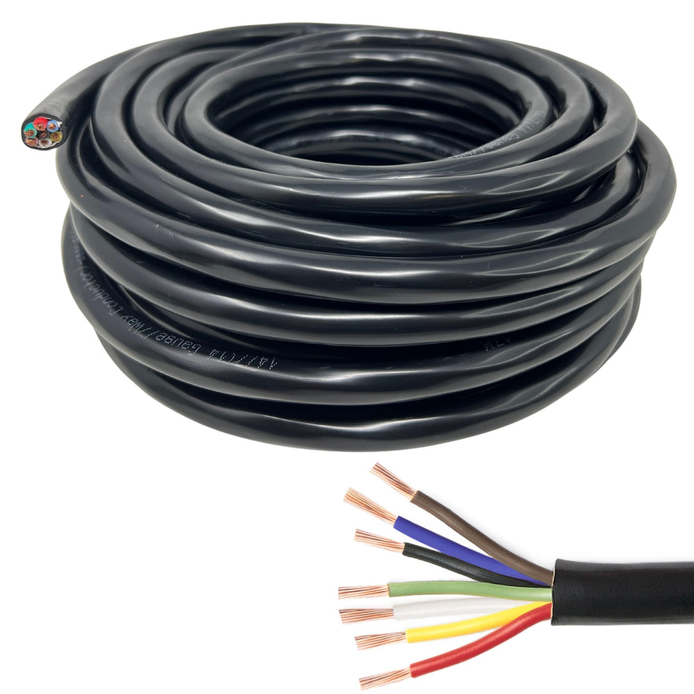 All Star Truck Parts front roll view showing neat 100 ft cable for tidy installs