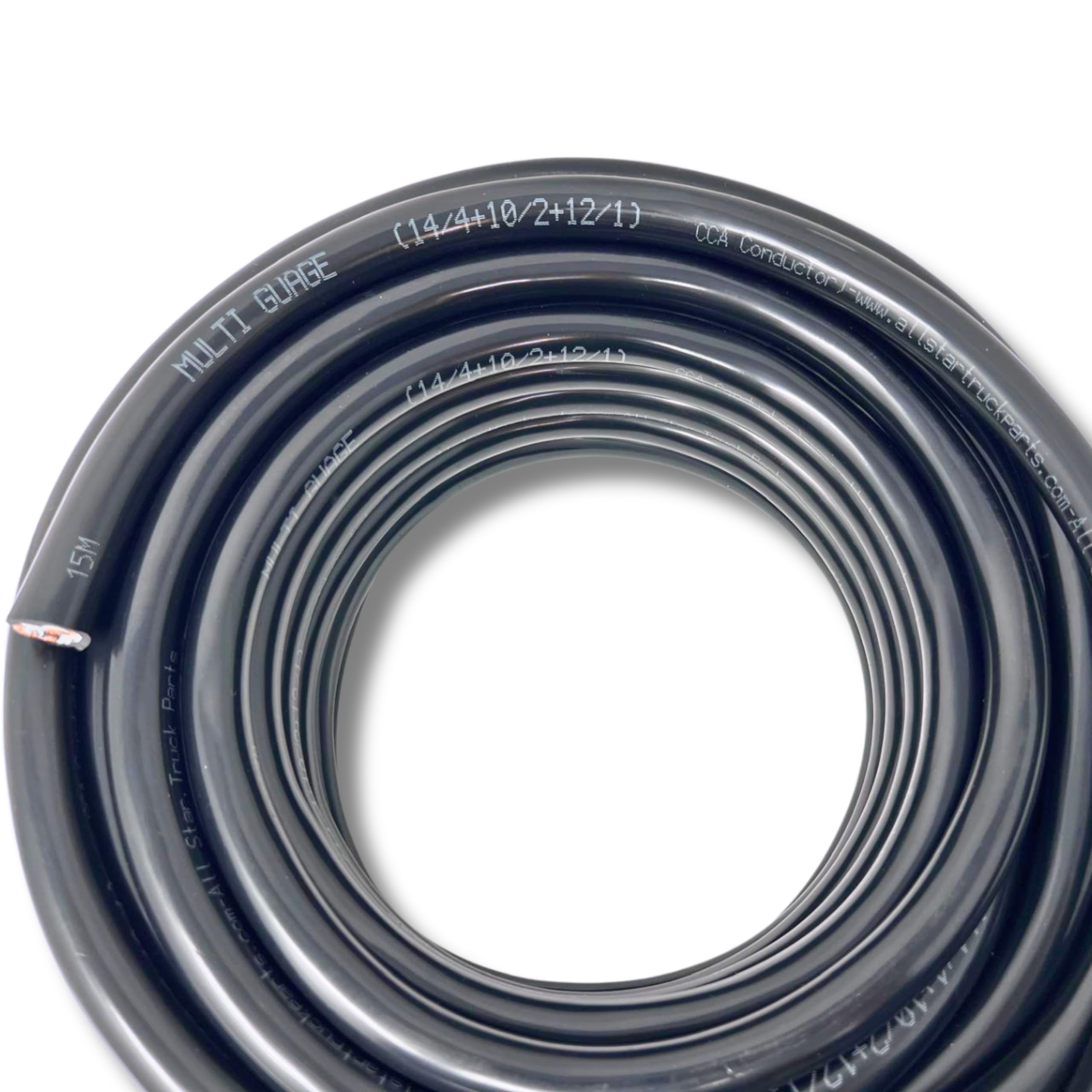 All Star Truck Parts cable exposed to wet road conditions to highlight weatherproof and corrosion-resistant benefits