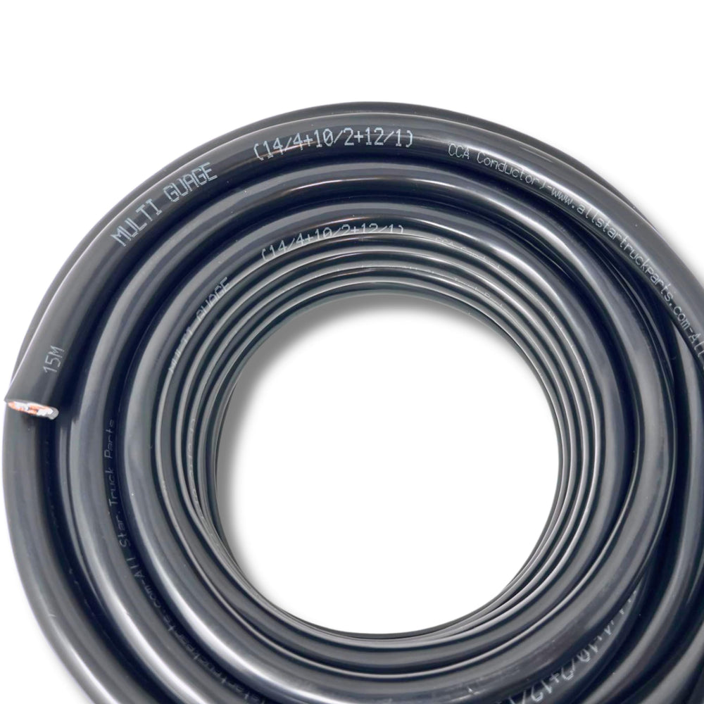 All Star Truck Parts cable exposed to wet road conditions to highlight weatherproof and corrosion-resistant benefits