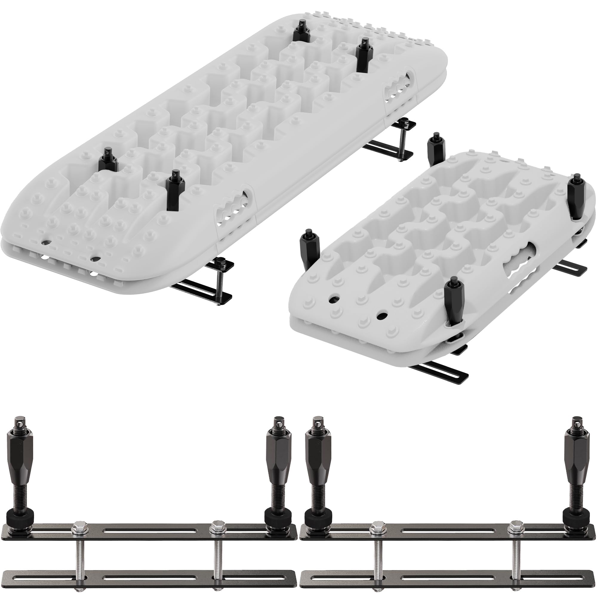 ALL-TOP front view mounted on crossbar shows secure transport benefit