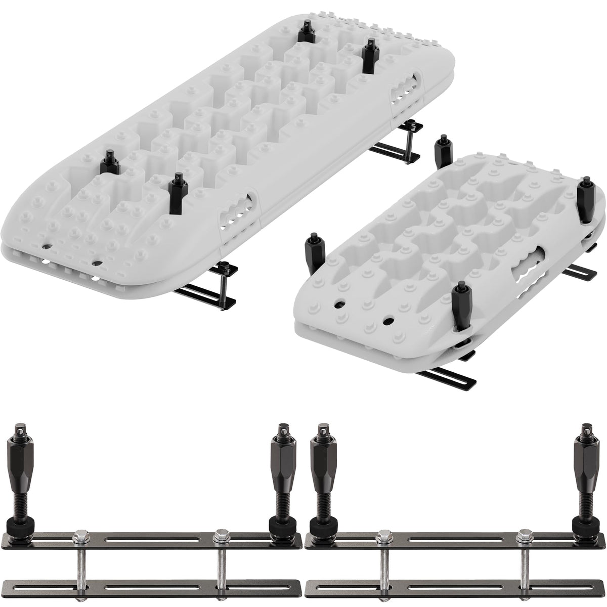 ALL-TOP front view mounted on crossbar shows secure transport benefit