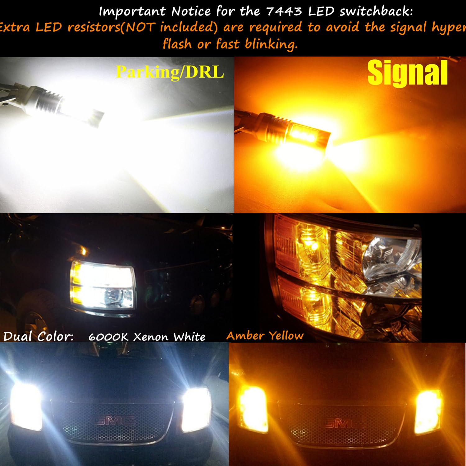 Alla Lighting close-up of 28 2835 SMD chips for brighter output