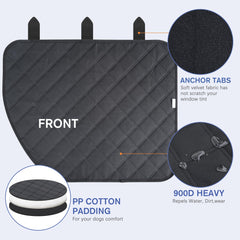 ALLANSING installed protector with window rolled down showing tint-safe design