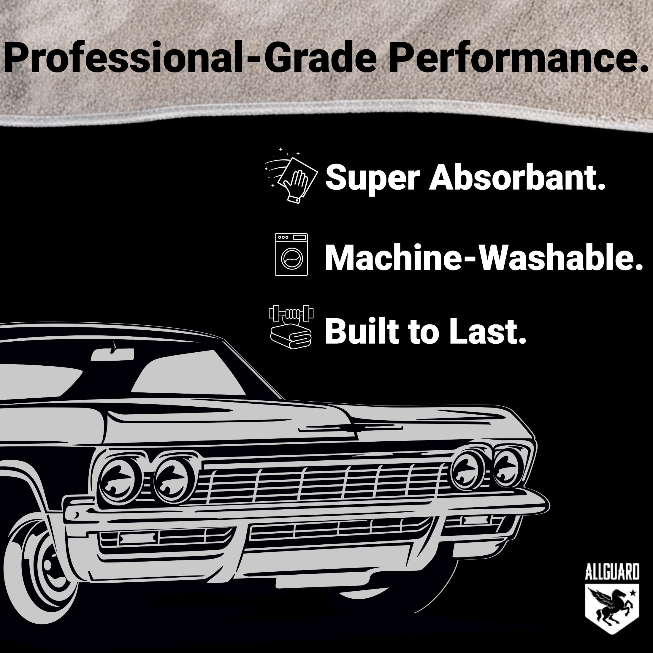 AllGuard towel wiping dashboard to protect interior surfaces