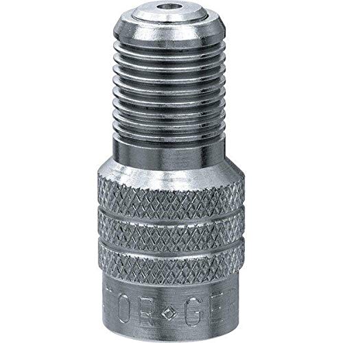 Alligator V2B close-up of metal cap and O-ring showing durable seal benefit