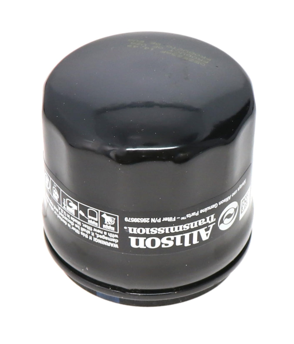 Allison filter threaded connection close-up demonstrating secure fit and leak prevention