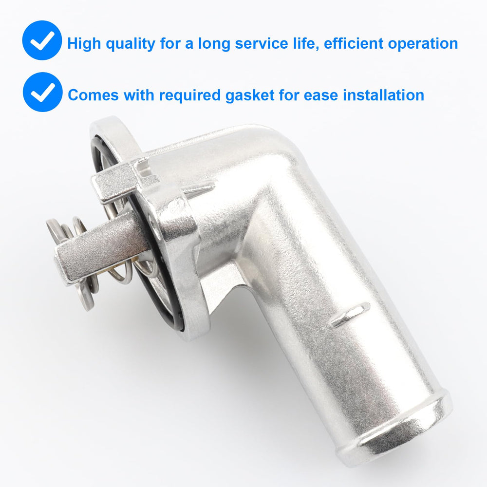Allmotorparts close-up of gasket surface ensuring tight coolant seal and leak prevention