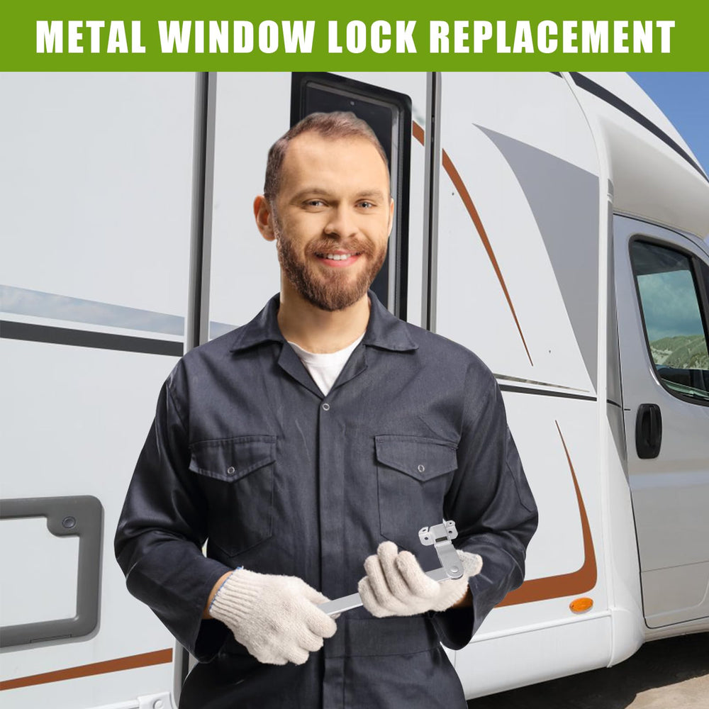 AlloTemlass in-use photo opening emergency exit window for quick egress