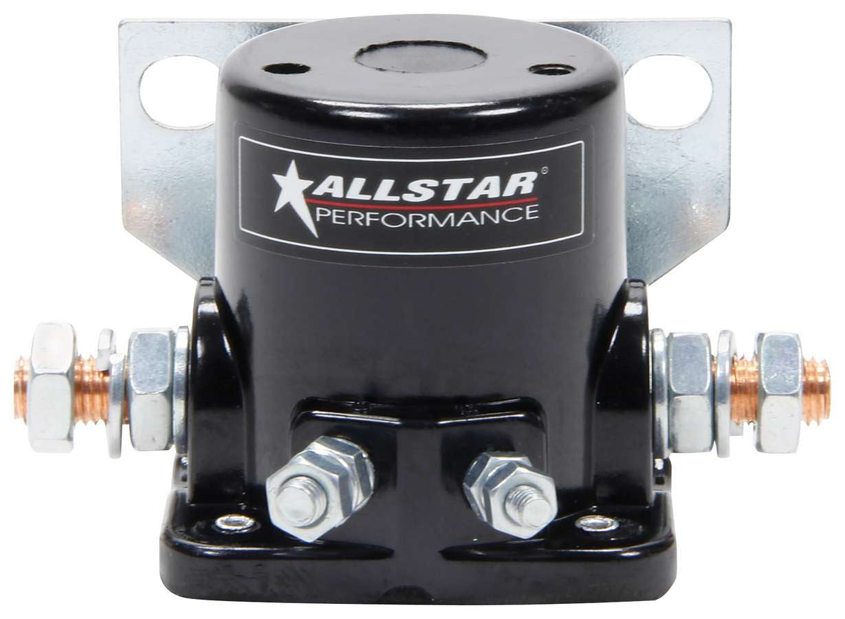 Allstar Performance front-mounted solenoid showing mounting base and clean wiring benefits