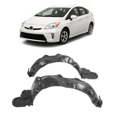 ALMULOO front fender liners pair front view showing full coverage and protection