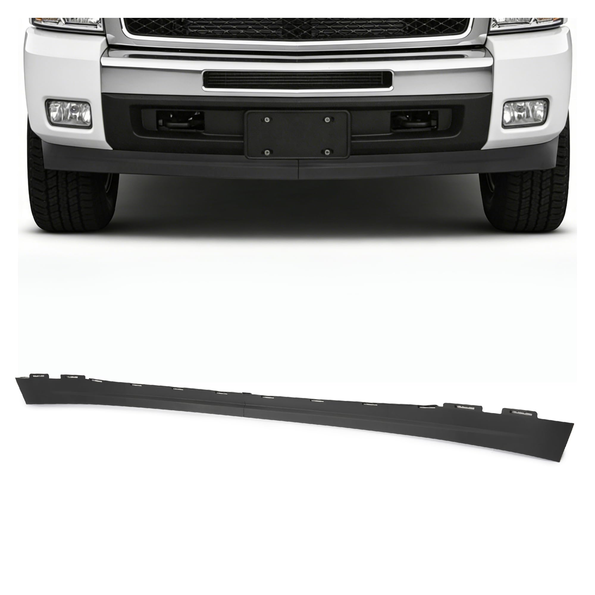 ALMULOO front valance front view showing clean fit and restored appearance