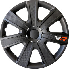 Alpena front view of VR Carbon cover showing sleek black finish and enhanced curb appeal