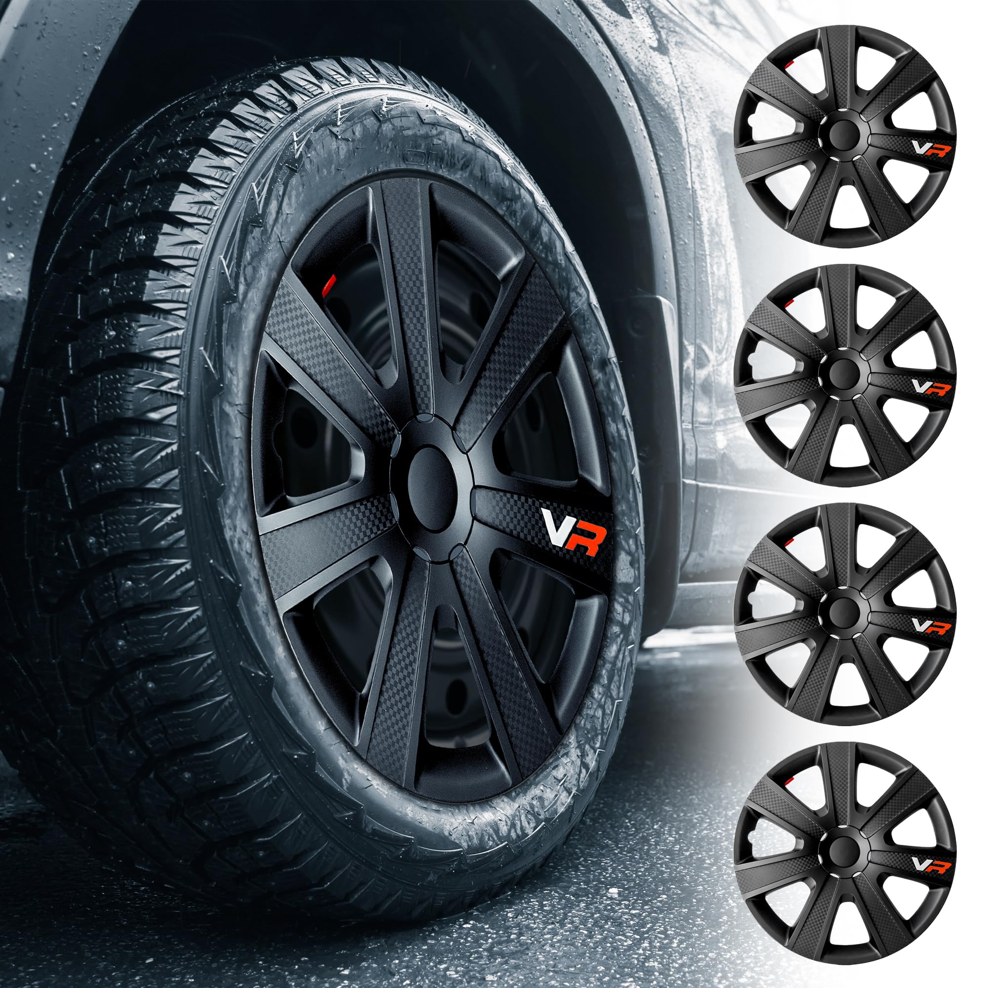 Alpena side profile of VR Carbon rim cover highlighting low-profile design and modern look