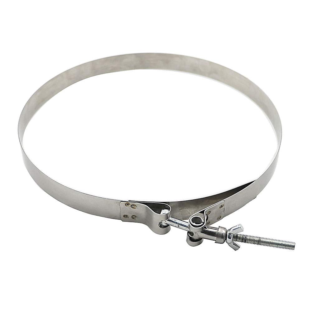 Alpha Rider front pump band front view showing robust stainless-steel construction and fast setup