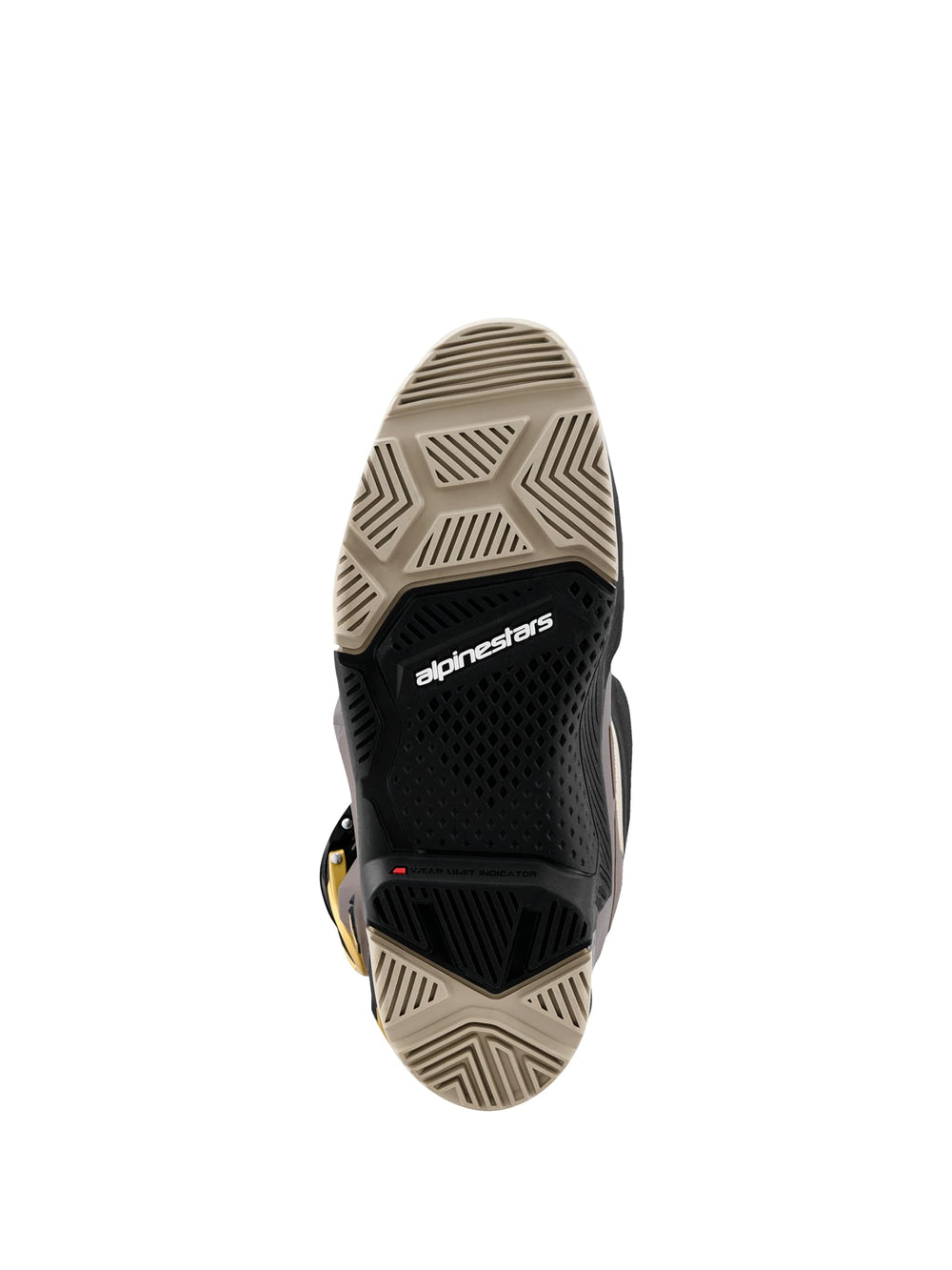 Alpinestars Tech 7 next to a ruler for size scale and accurate fit reference