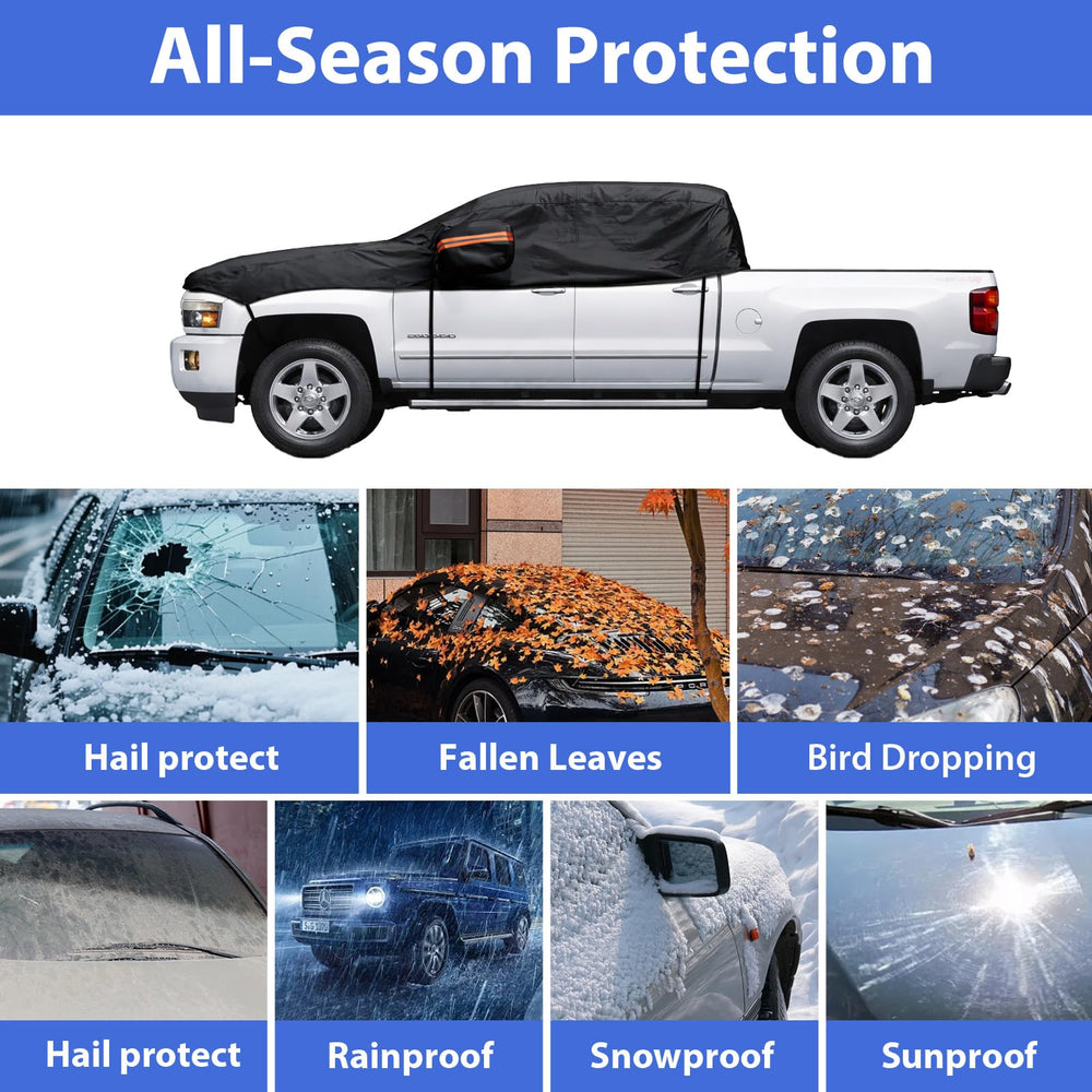 AltoCover mirror pocket and strap detail providing secure, scratch-free hold