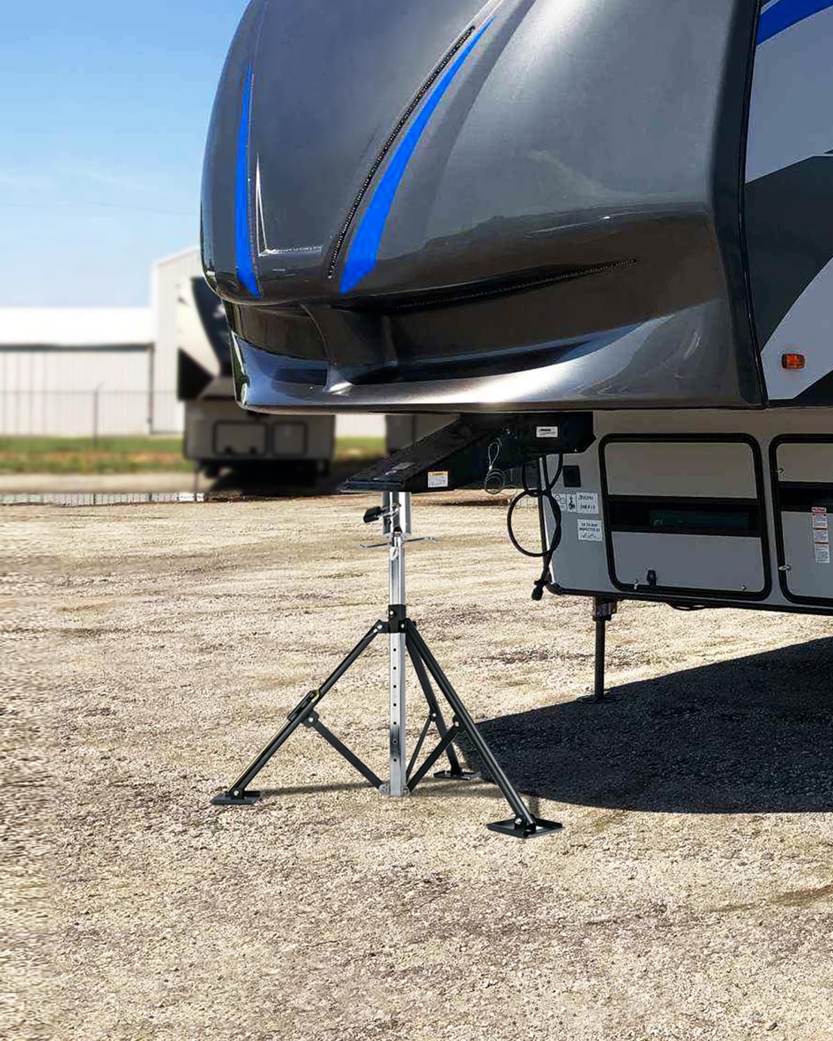 Altyostar next to measuring tape showing adjustable 34 to 59 inch range benefit