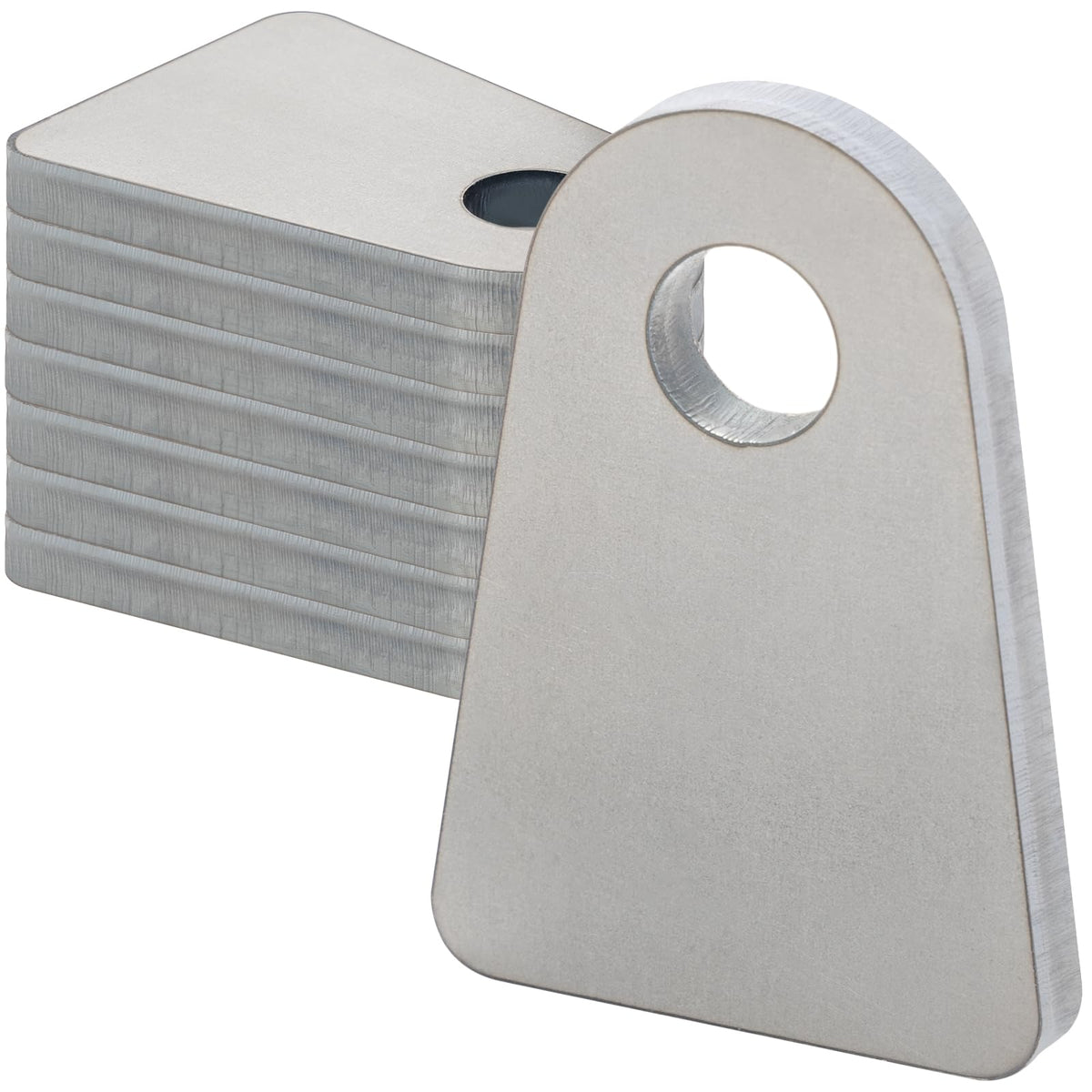 Alvktora front view of 8-pack weld-on tabs showing compact mounting design and strength