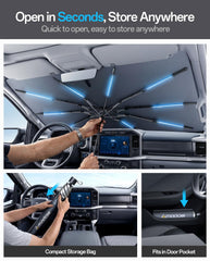 AMADAW installed in Lexus RX windshield demonstrating fast setup and full coverage