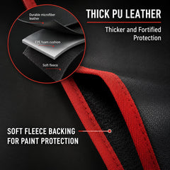 Amaloot close-up texture and stitching showing durable finish