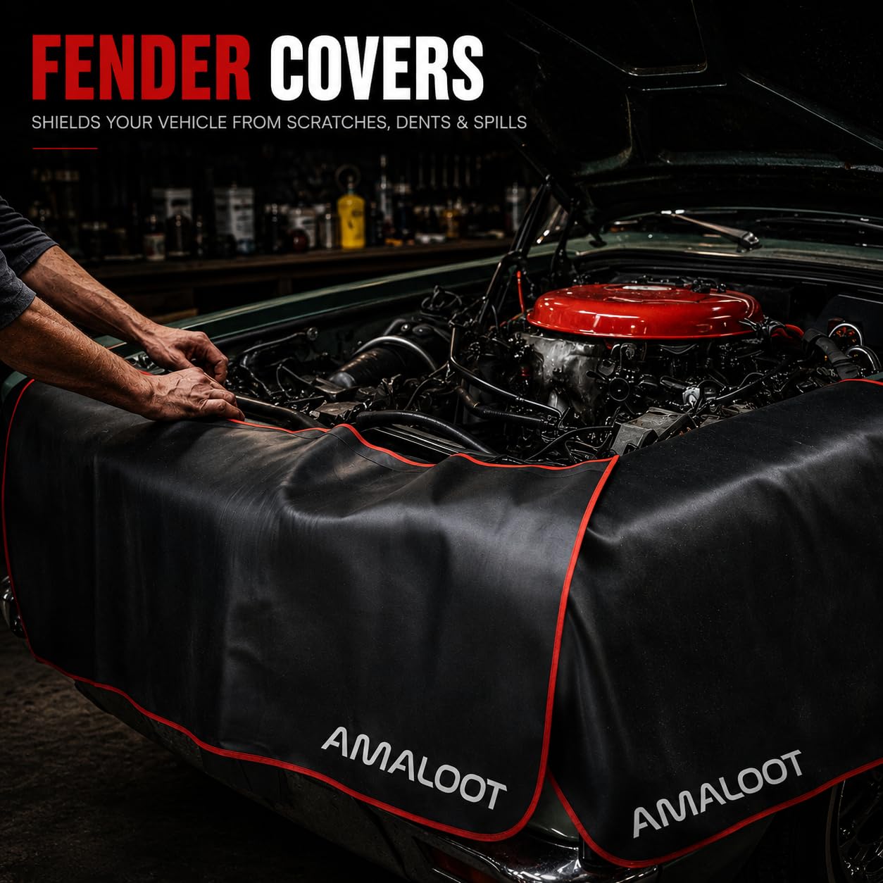 Amaloot hooks for aluminum mounting for non-magnetic panels